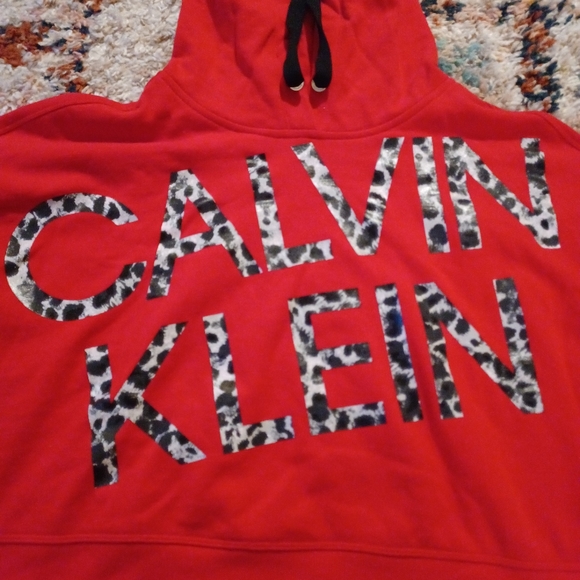 Calvin Klein Performance Cropped Hoodie • NWOT - Picture 2 of 8